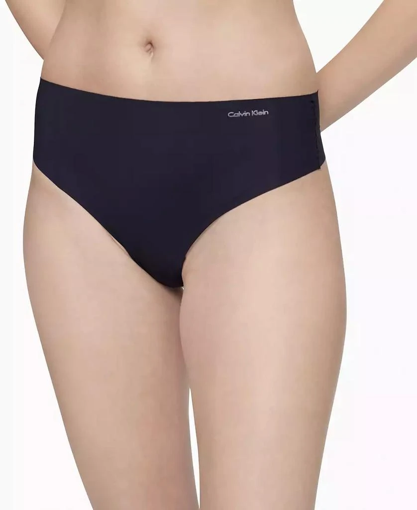 商品Calvin Klein|Women's Invisibles High-Waist Thong Underwear QD3864,价格¥80,第3张图片详细描述