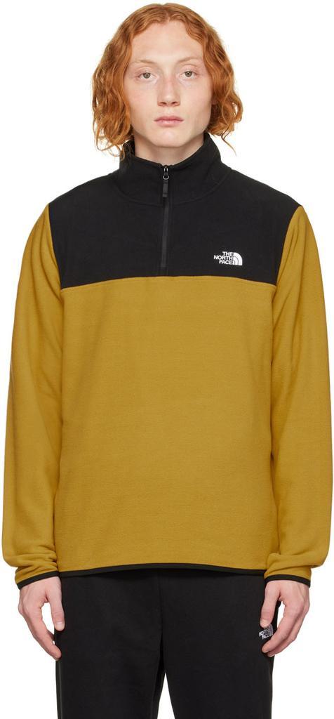 商品The North Face|Yellow & Black TKA Glacier Sweater,价格¥506,第1张图片