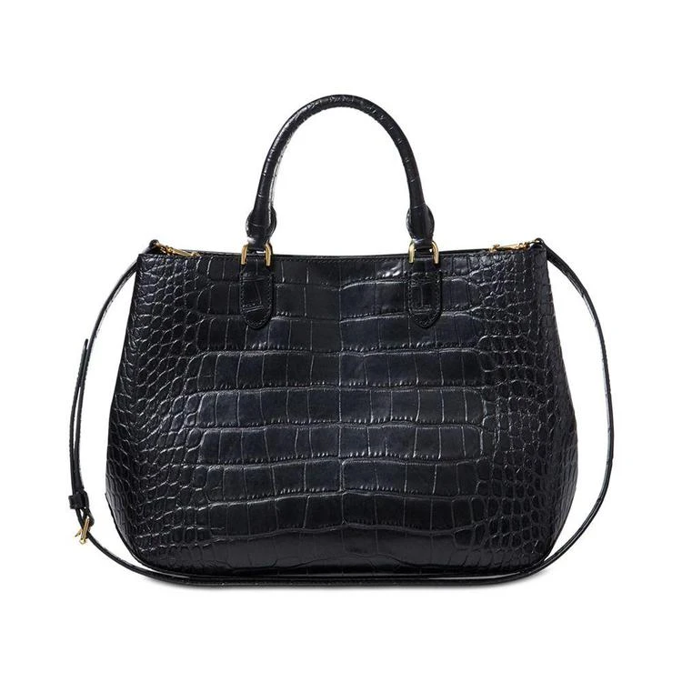 商品Ralph Lauren|Croc-Embossed Extra-Large Sabine Satchel,价格¥1324,第5张图片详细描述