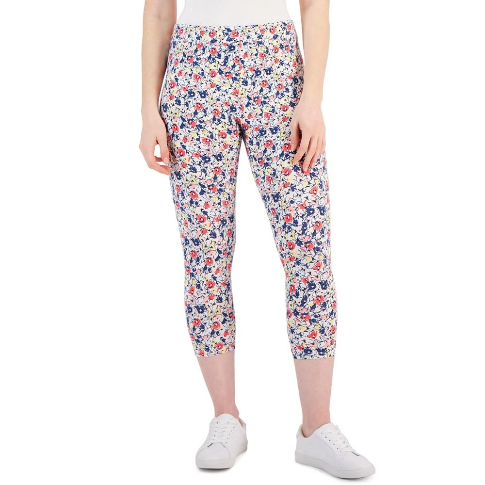 商品Style & Co|Petite Floral Capri Leggings, Created for Macy's,价格¥42,第1张图片