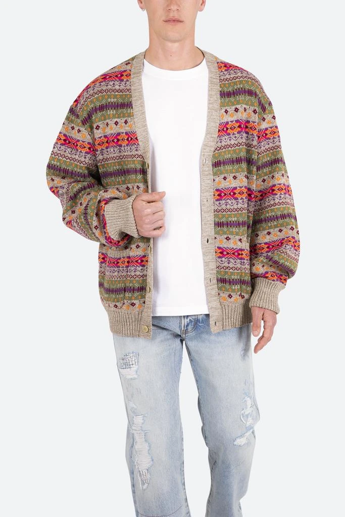 商品MNML|Fair Isle Cardigan - Multi,价格¥289,第2张图片详细描述