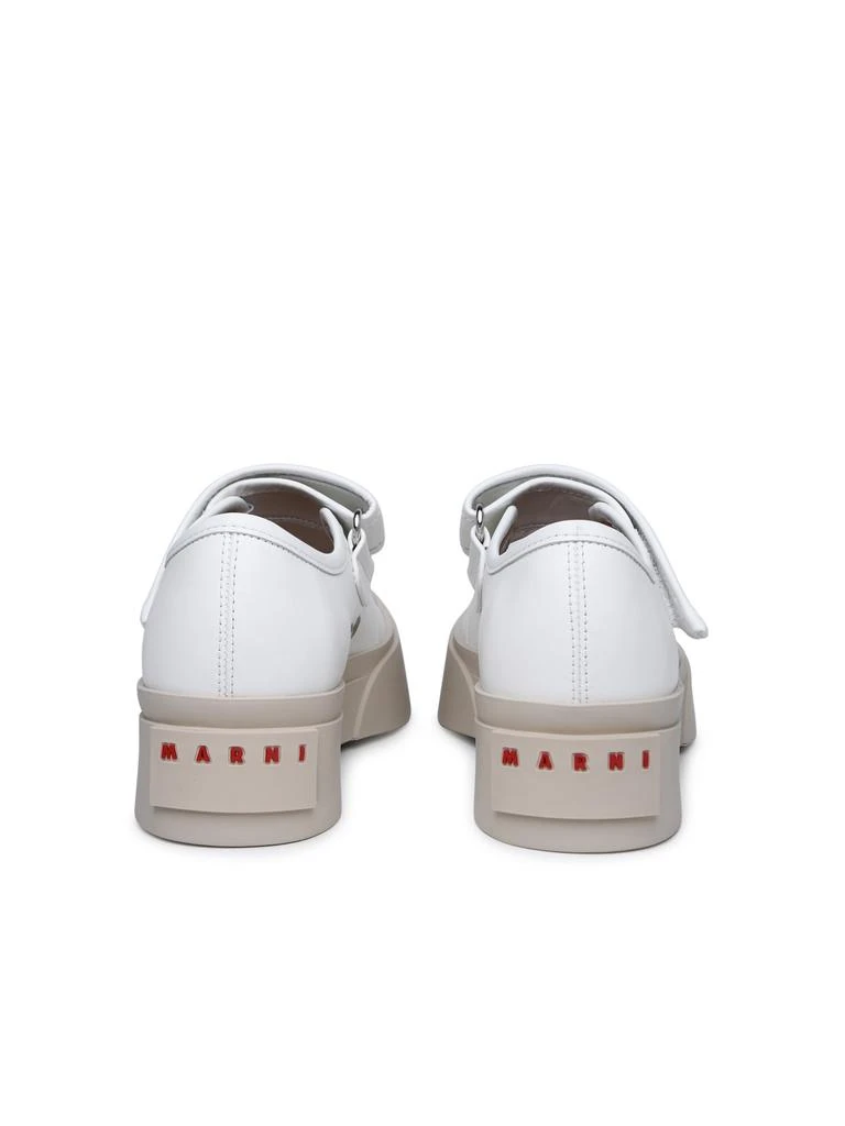 商品Marni|mary Jane White Nappa Leather Sneakers,价格¥3662,第4张图片详细描述