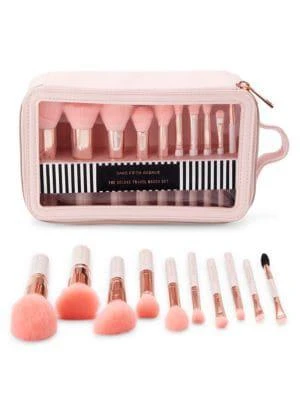Saks Fifth Avenue 10-Piece The Deluxe Travel Brush Set 1