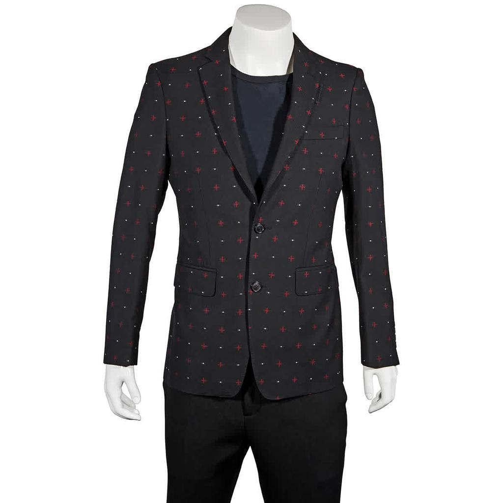 商品Burberry|Fil Coupe Wool Cotton English Fit Tailored Jacket,价格¥12368,第1张图片