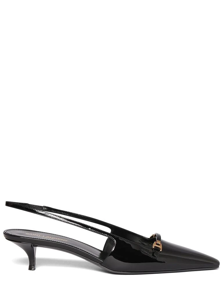 商品Yves Saint Laurent|40mm Blade Patent Leather Pumps,价格¥7555,第1张图片