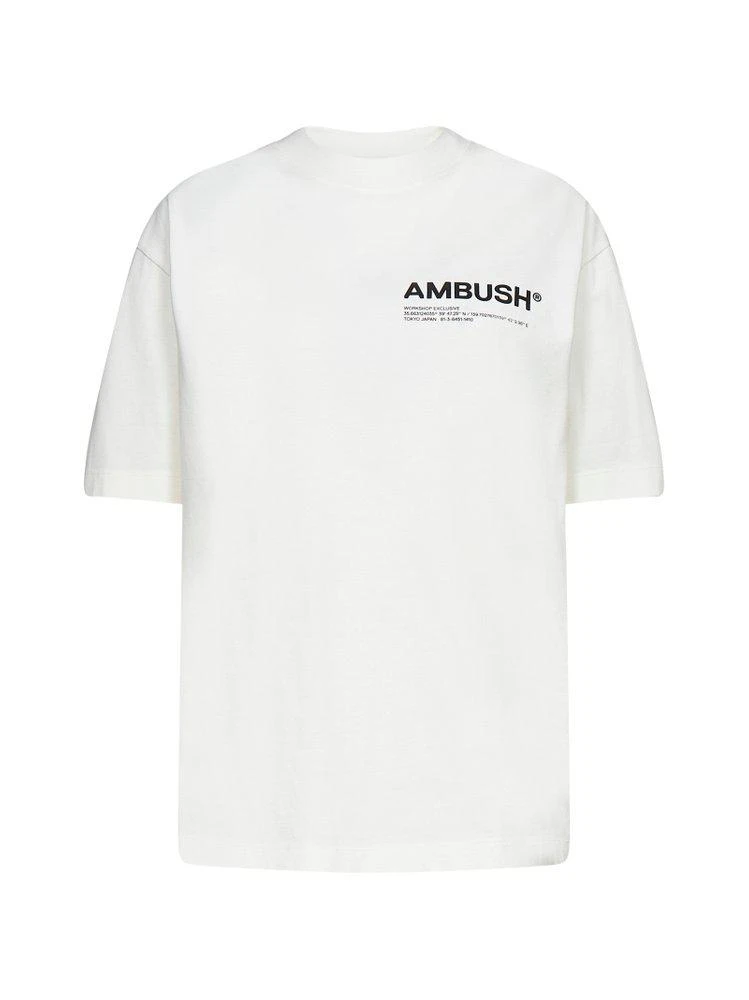 商品Ambush|Ambush Logo Printed Crewneck T-Shirt,价格¥588,第1张图片