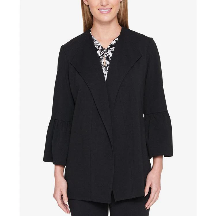 商品Tommy Hilfiger|Tulip-Sleeve Knit Jacket,价格¥386,第1张图片