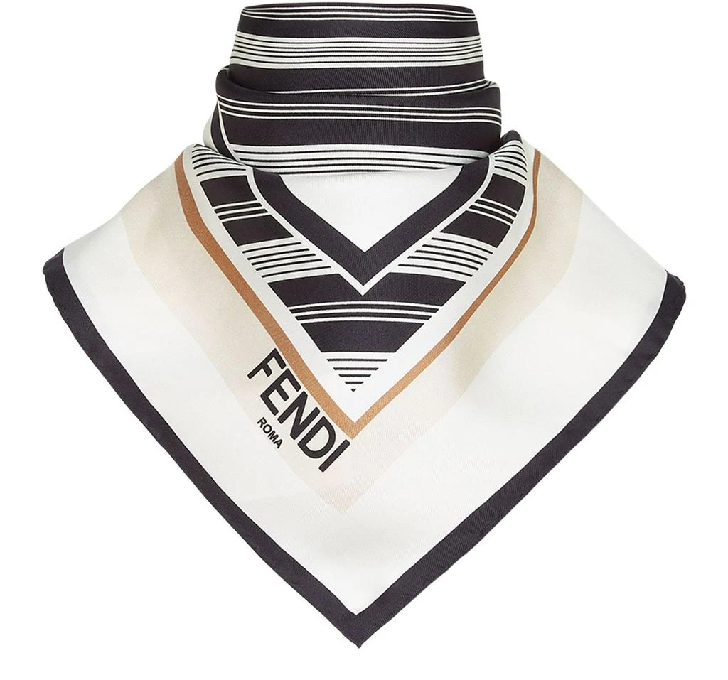商品Fendi|FENDI Roma Stripes方巾,价格¥3935,第1张图片