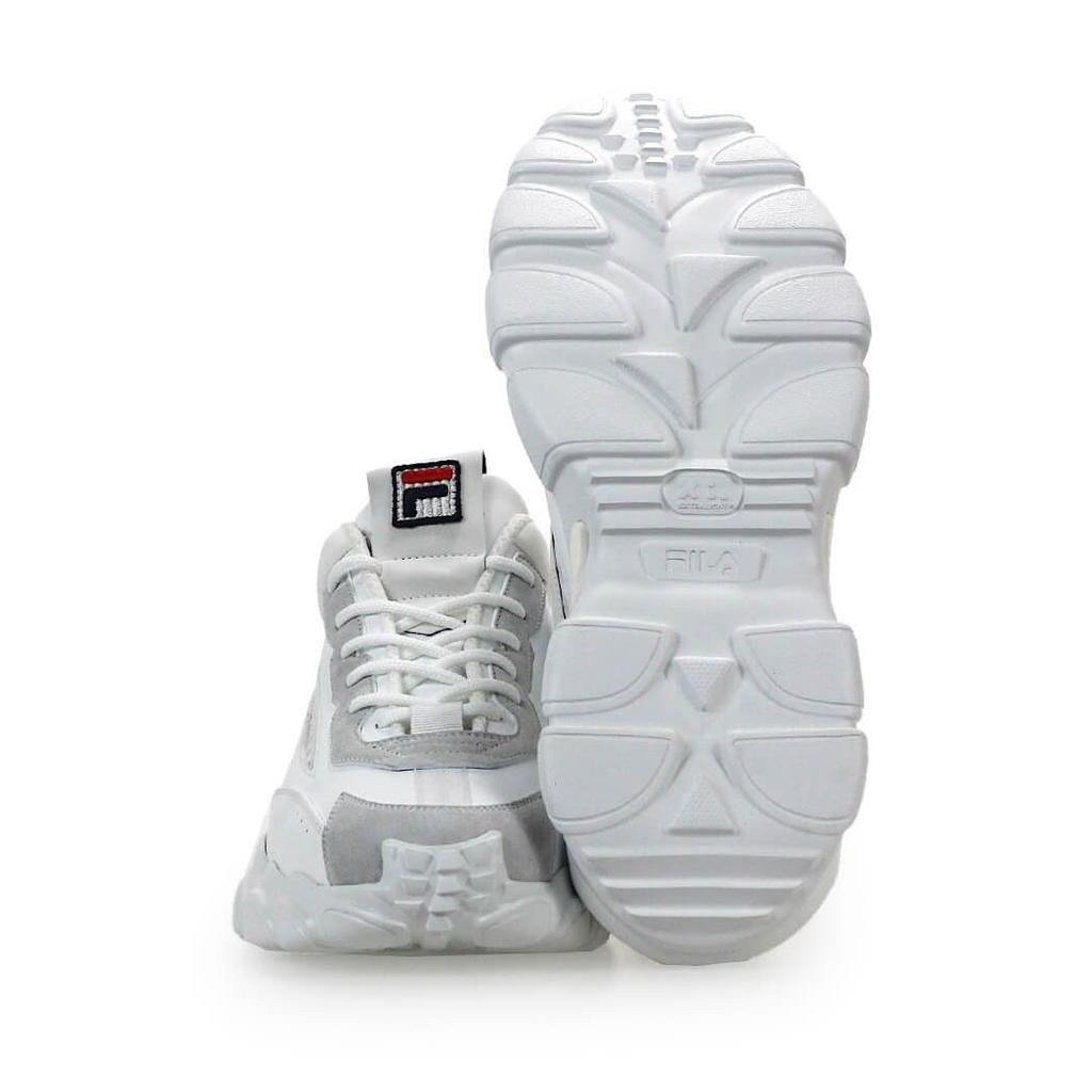 Fila Men's  White Leather Sneakers商品第5张图片规格展示