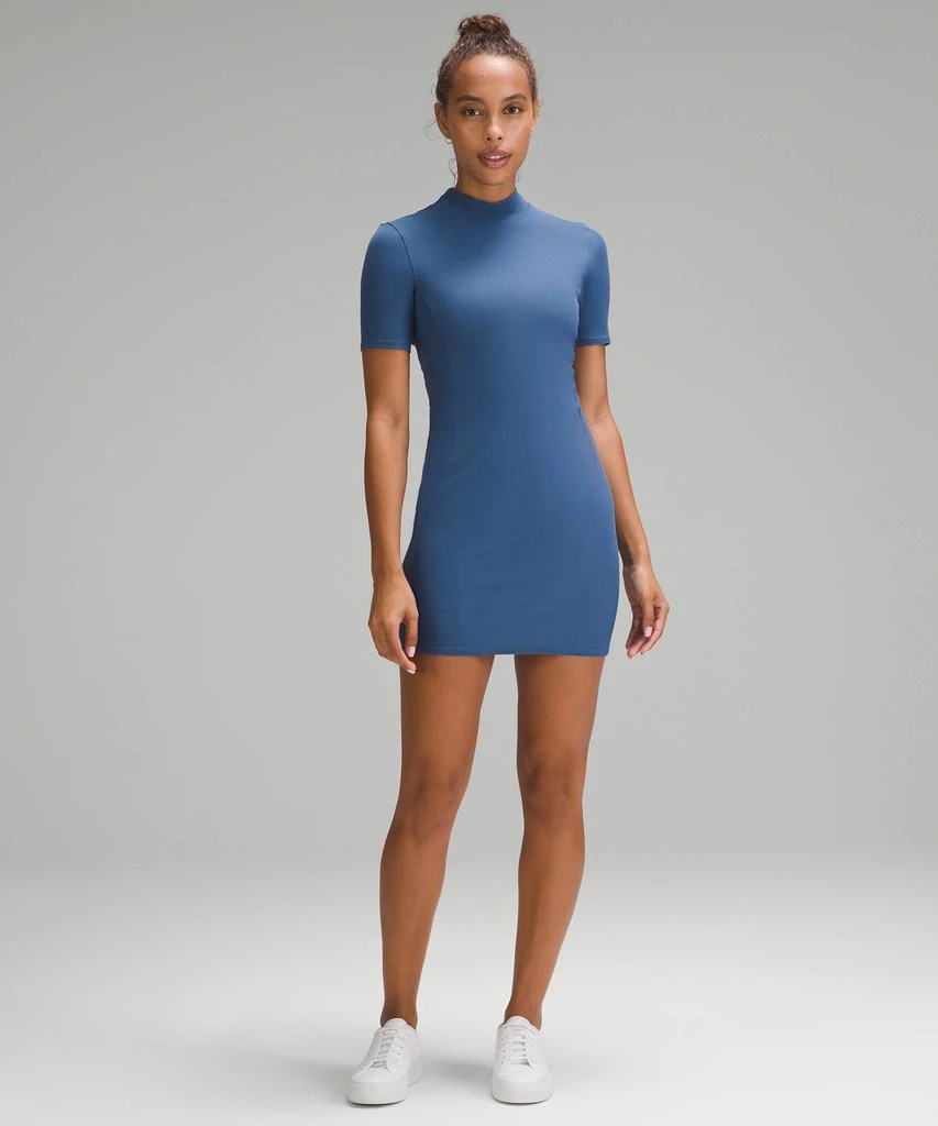 商品Lululemon|All Aligned Ribbed Short-Sleeve Dress,价格¥539,第3张图片详细描述