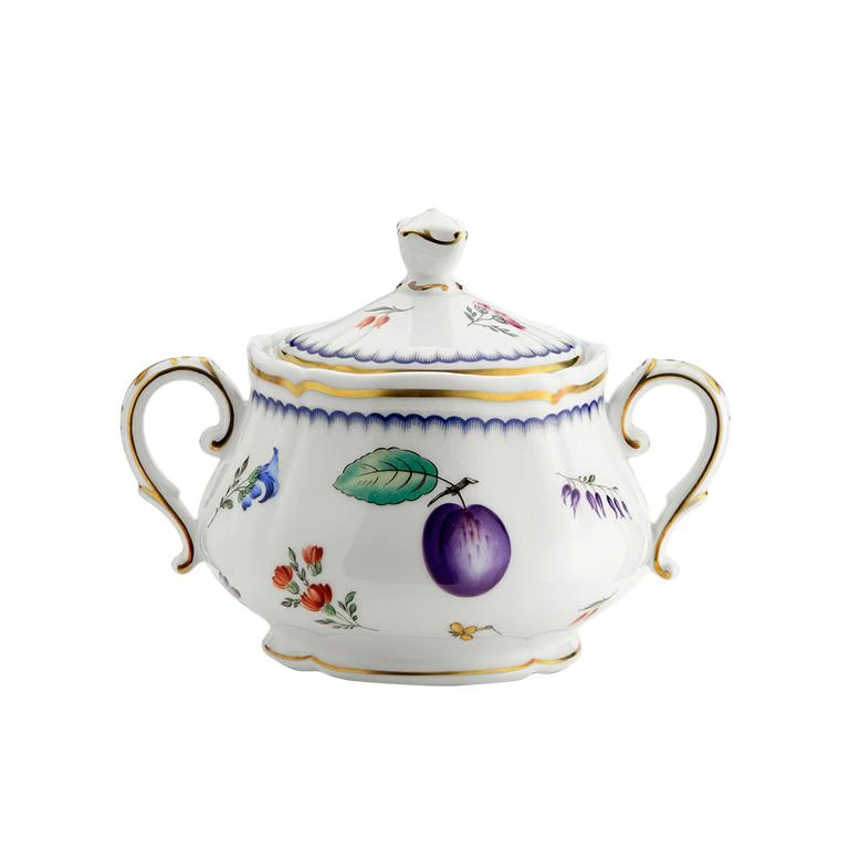 商品Ginori 1735|Italian Fruit Sugar Bowl With Cover,价格¥2117,第1张图片