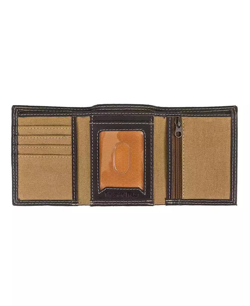 商品Timberland|Men's Whitney Canvas Trifold Wallet,价格¥148,第2张图片详细描述