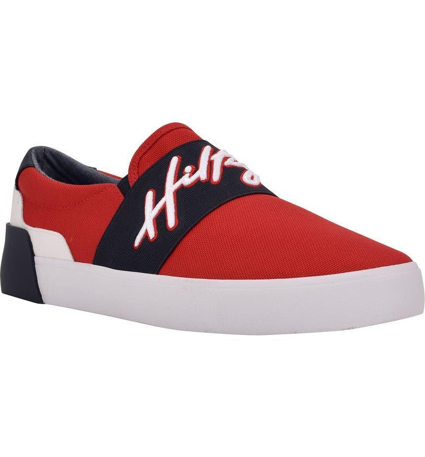 商品Tommy Hilfiger|Realist Canvas Twin Slip-On Sneaker,价格¥372,第1张图片