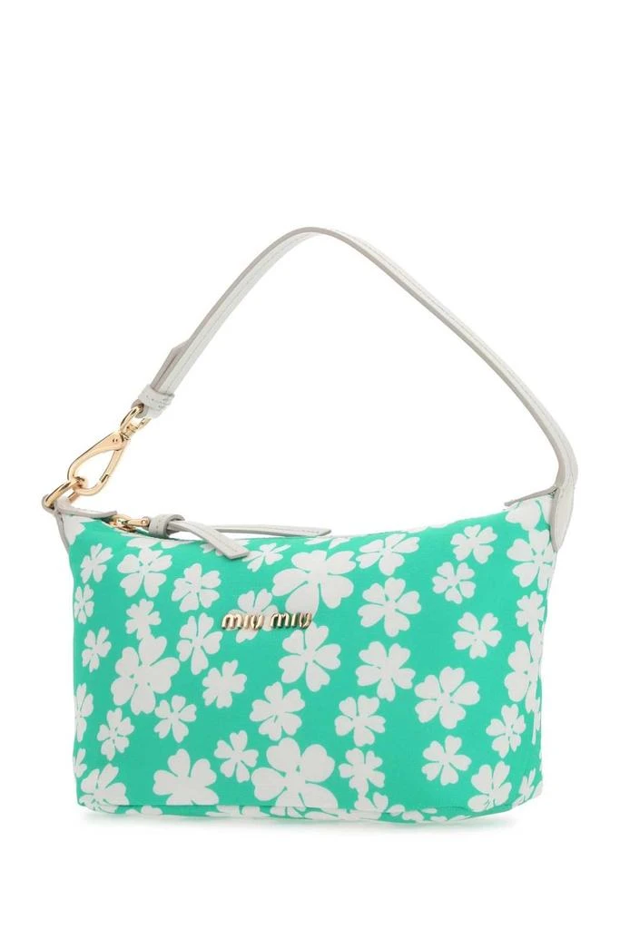 商品Miu Miu|Miu Miu Floral Printed Hobo Bag,价格¥3213,第3张图片详细描述