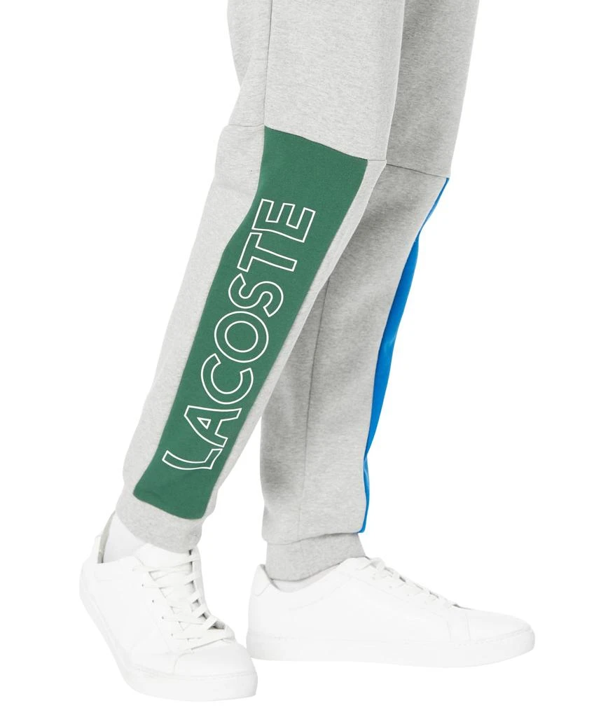 商品Lacoste|Color-Blocked Joggers with Lacoste On Side Leg,价格¥580,第3张图片详细描述