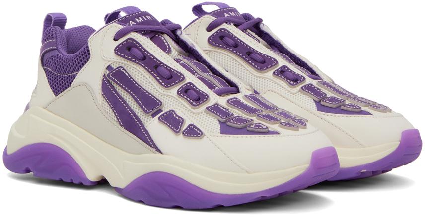 White & Purple Bone Runner Sneakers商品第4张图片规格展示