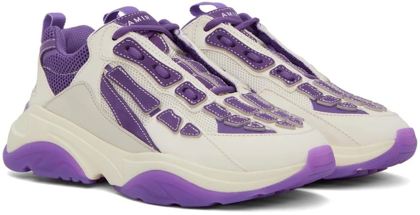 商品AMIRI|White & Purple Bone Runner Sneakers,价格¥4144,第4张图片详细描述