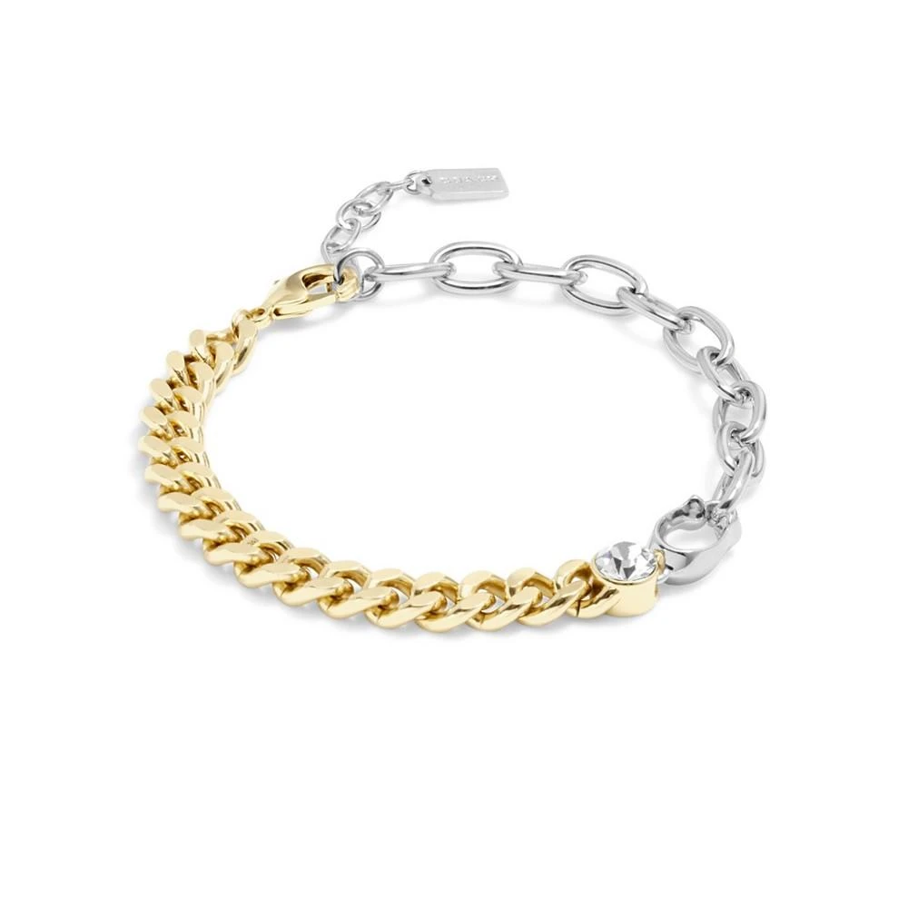 商品Coach|Faux Stone Signature Mixed Sculpted C Chain Bracelet,价格¥356,第1张图片