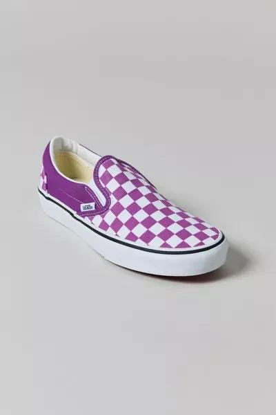 商品Vans|Vans Women's Classic Checkerboard Slip-On Sneaker,价格¥459,第2张图片详细描述