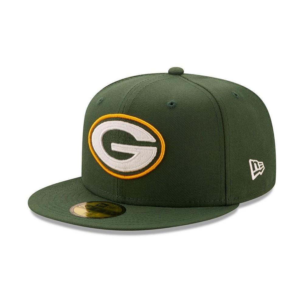 商品New Era|Men's Green Bay Packers 4x Super Bowl Champions 59FIFTY Fitted Hat,价格¥312,第1张图片
