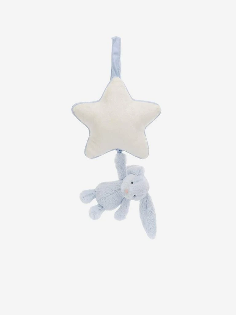 商品Jellycat|Jellycat Bashful Bunny Musical Pull in Blue (30 CM),价格¥360,第1张图片