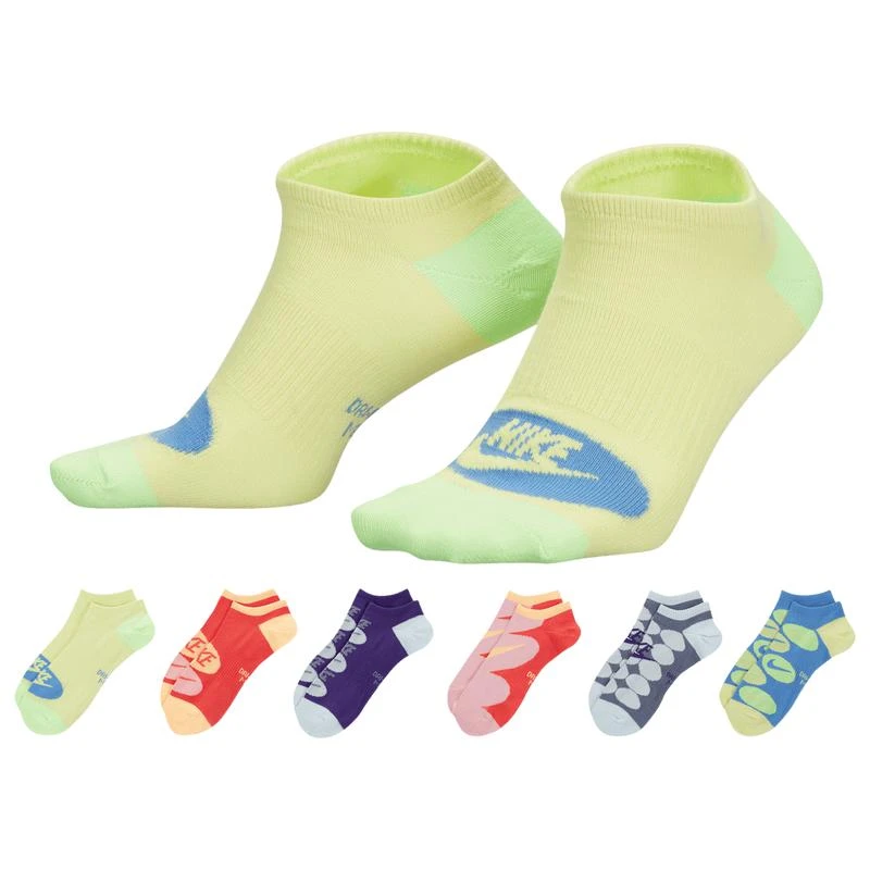 商品NIKE|Nike Everyday Lightweight No Show 6 Pack Socks - Women's,价格¥177,第1张图片