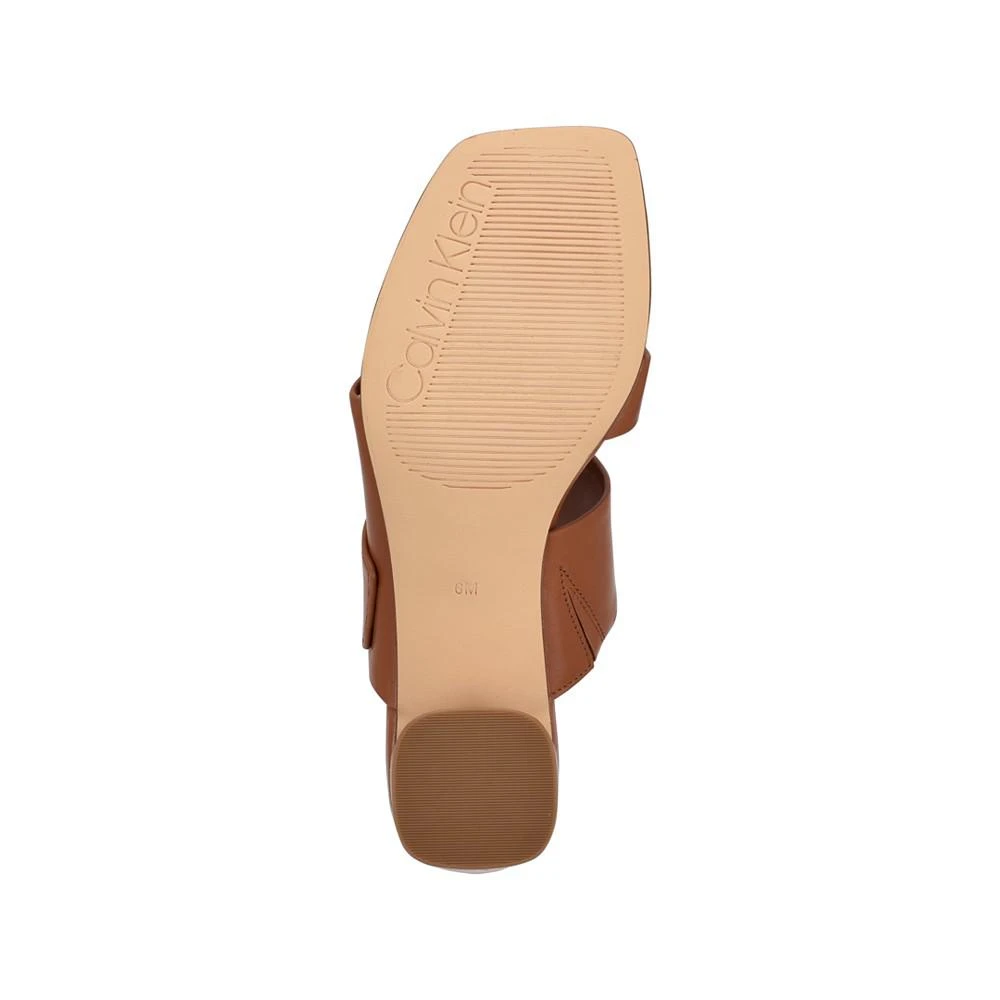 商品Calvin Klein|Women's Briella Block Heel Dress Sandals,价格¥372,第5张图片详细描述