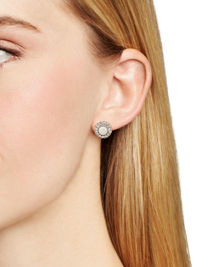 商品Ralph Lauren|Pavé & Simulated Pearl 耳夹,价格¥209,第4张图片详细描述