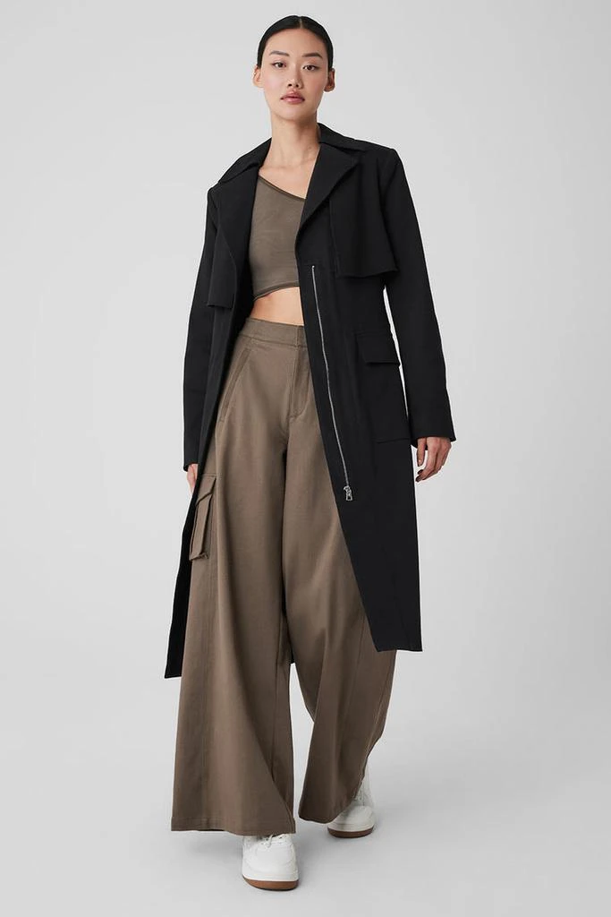 商品Alo|Formation Trench Coat - Black,价格¥2127,第1张图片