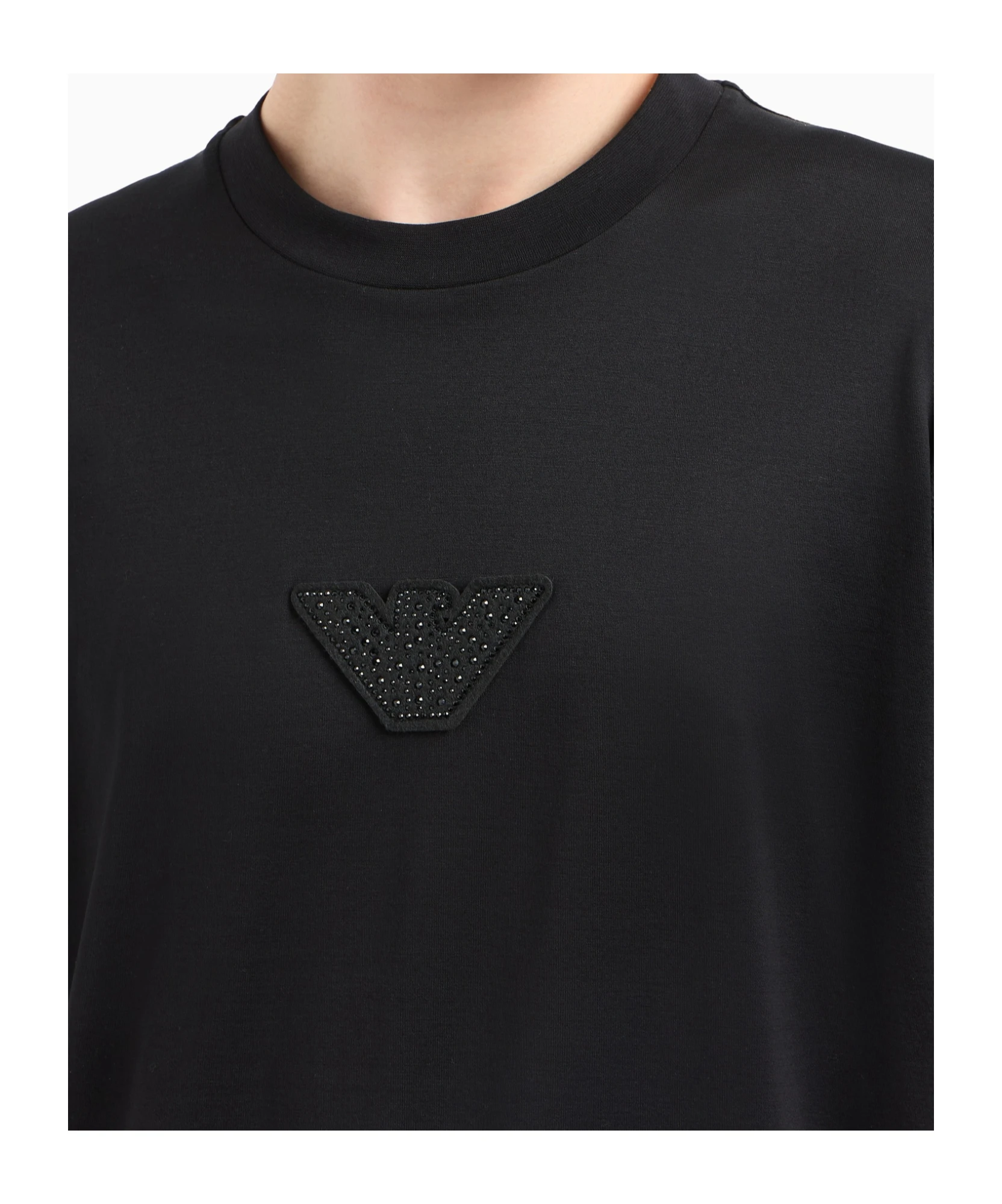 商品【商品预售7天】 Emporio Armani|Emporio Armani 男士T恤 EM001493AF10017UC001 黑色,价格¥1035,第6张图片详细描述