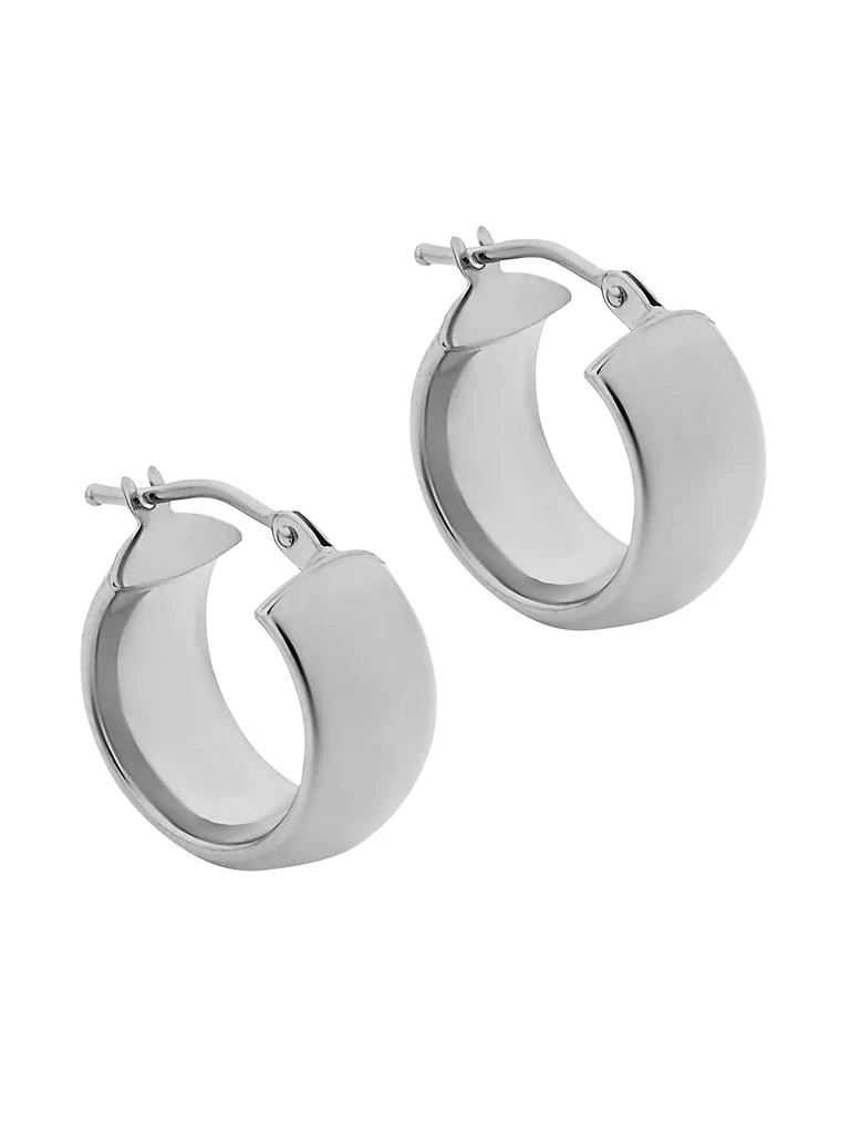 商品Oradina|14K White Gold High Society Hoops,价格¥2997,第2张图片详细描述