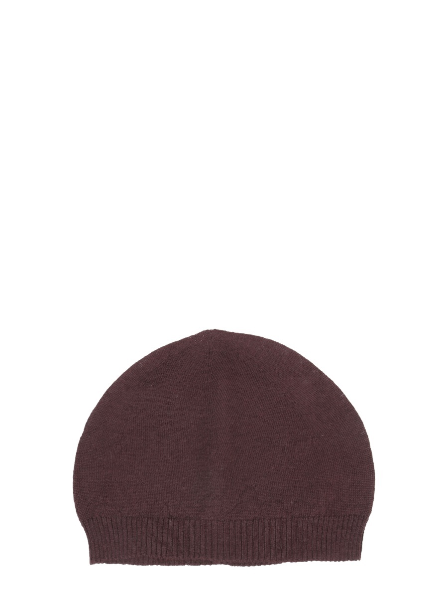 商品Rick Owens|Rick Owens 男士帽子 RU01B1495M64 酒红色,价格¥850,第1张图片