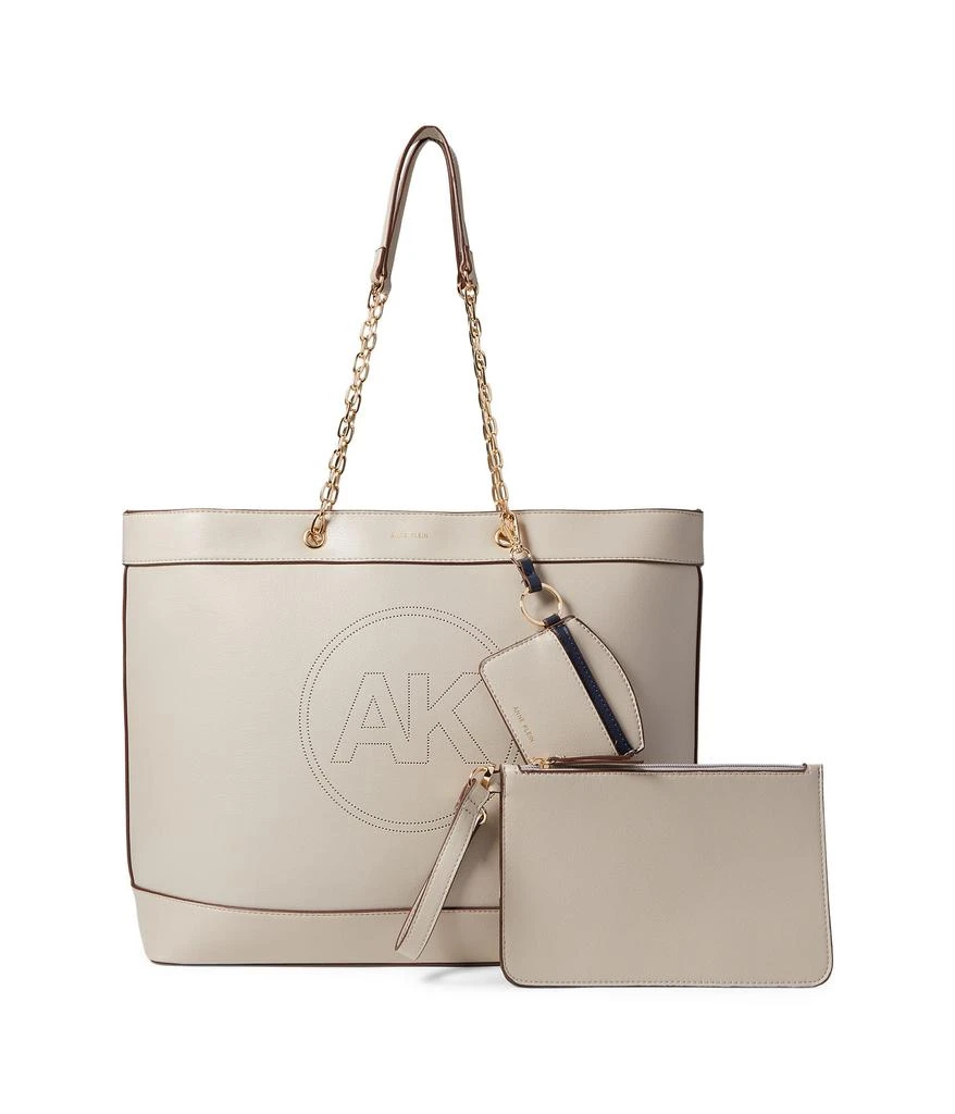 商品Anne Klein|Placed Perf Logo Tote w/ Card Case,价格¥305,第1张图片