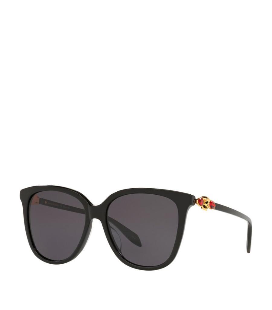 商品Alexander McQueen|Skull Droplets Cat Eye Sunglasses,价格¥3300,第4张图片详细描述