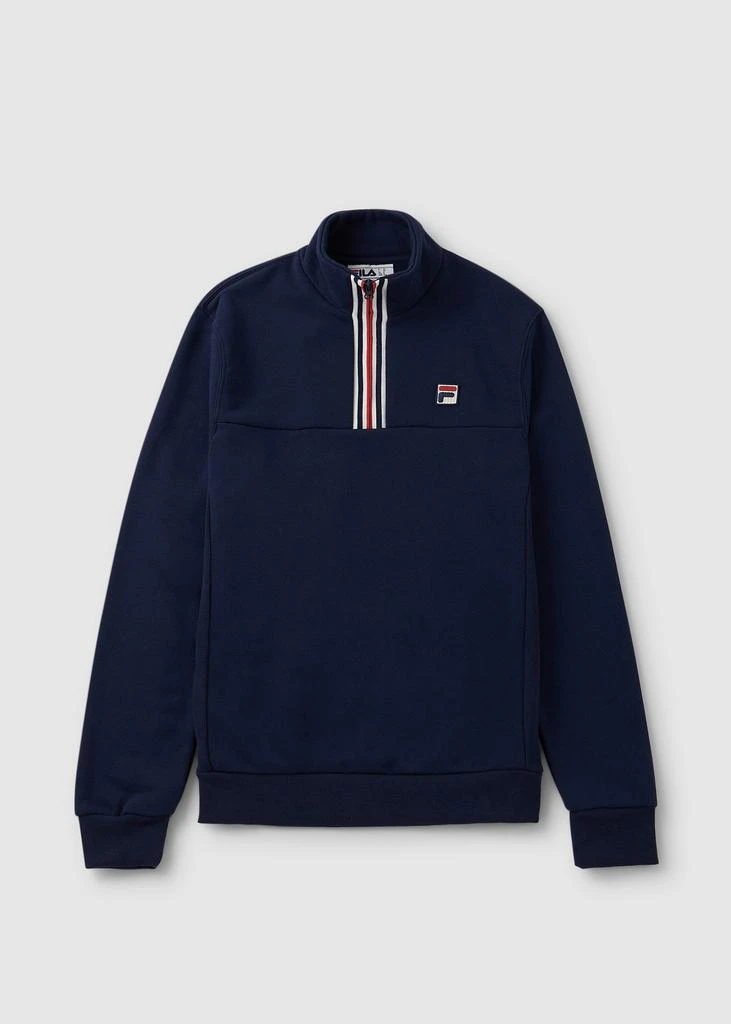 商品Fila|Fila Mens Weston Half Zip Sweatshirt In Navy,价格¥605,第1张图片