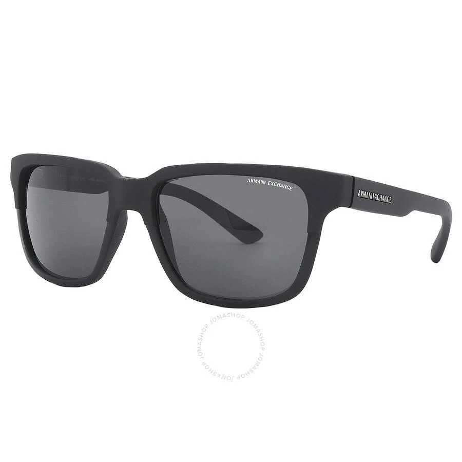 商品Armani Exchange|Grey Square Unisex Sunglasses AX4026S 812287 56,价格¥298,第3张图片详细描述