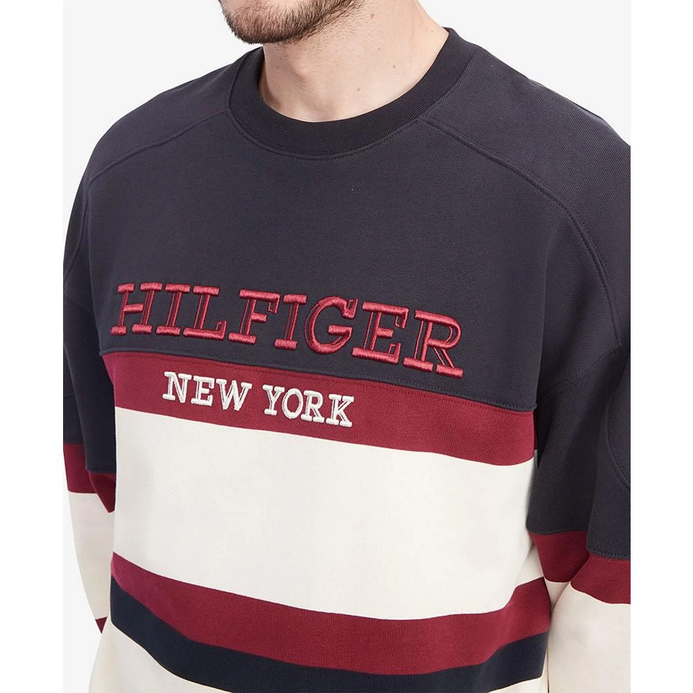 商品Tommy Hilfiger|Men's Monotype Colorblock Sweatshirt,价格¥817,第3张图片详细描述