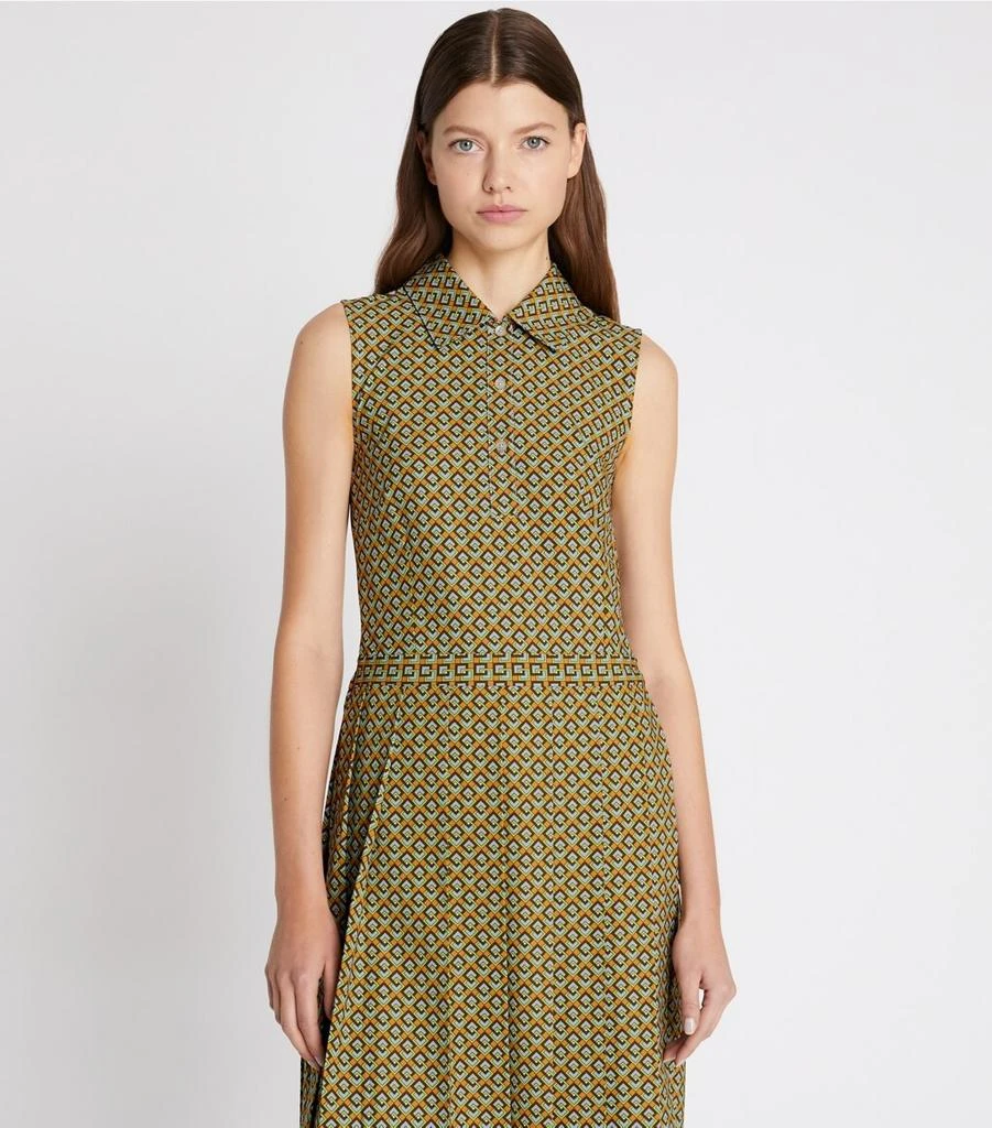 商品Tory Burch|Printed Pleated Golf Dress,价格¥1240,第5张图片详细描述