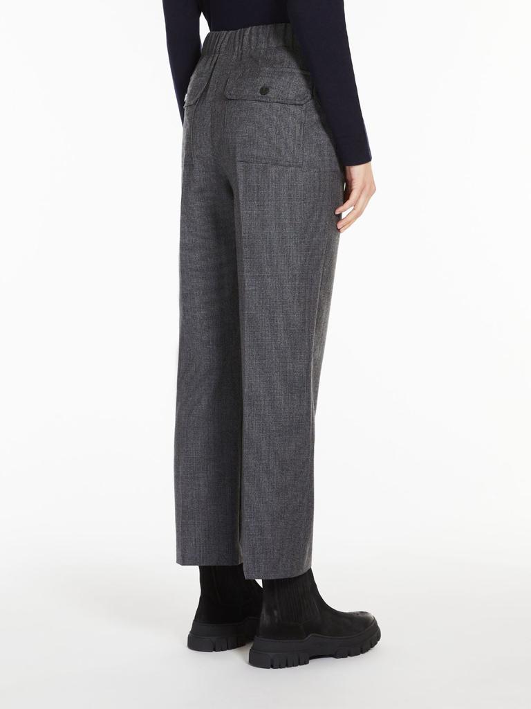 Wool flannel trousers商品第3张图片规格展示