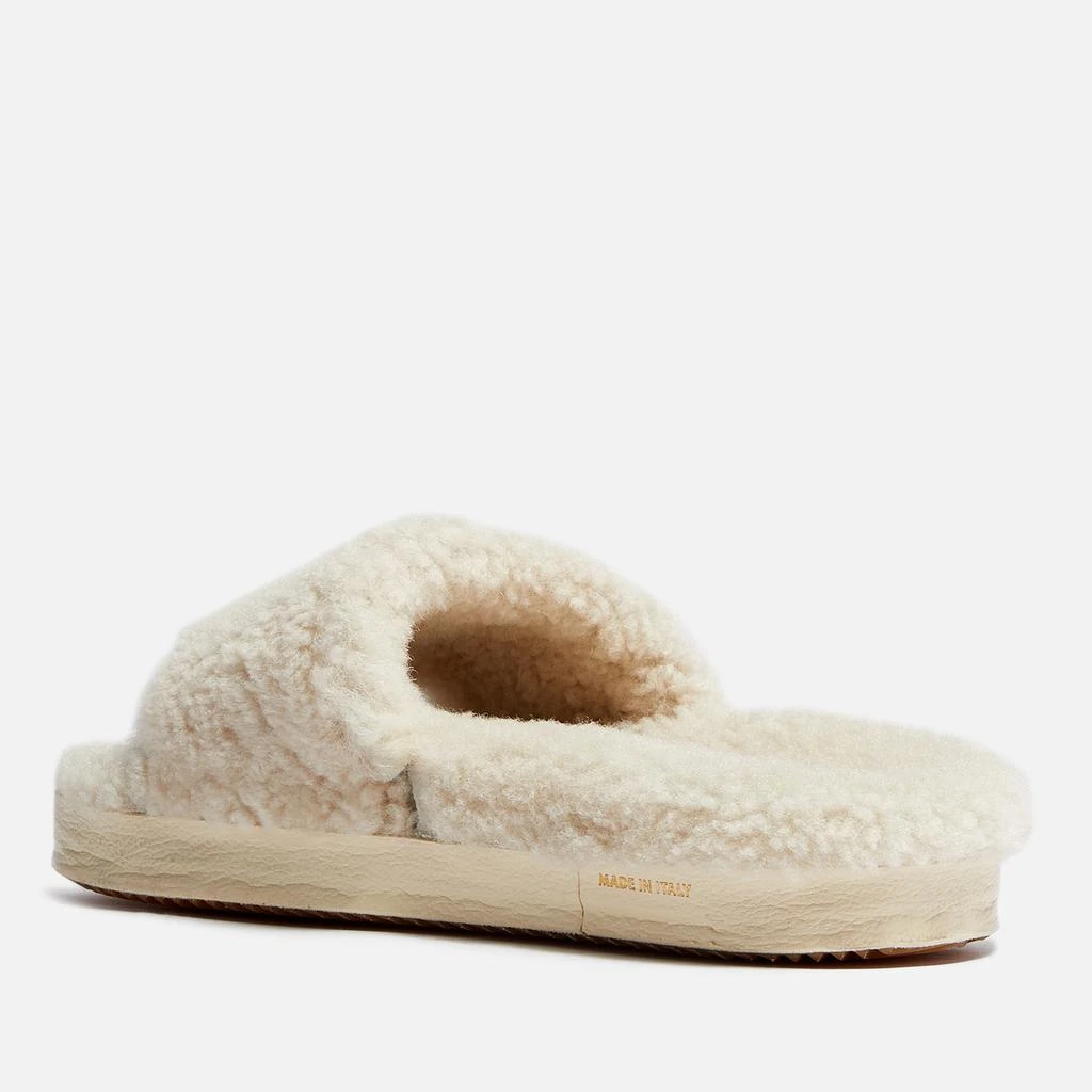 商品Golden Goose|Golden Goose Poolstar Appliquéd Shearling Slides,价格¥3118,第2张图片详细描述