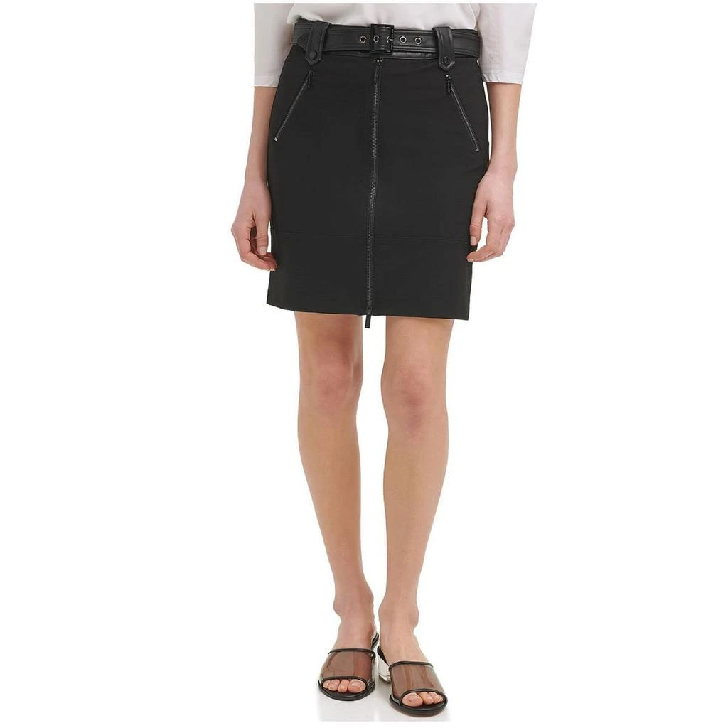 商品Karl Lagerfeld Paris|Karl Lagerfeld Paris Womens Ponte Faux Trim Pencil Skirt,价格¥169,第1张图片