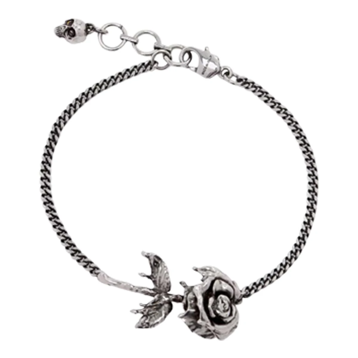 商品【商品预售7天】 Alexander McQueen|Alexander McQueen 男士手链手镯 823326J161N0446 灰色,价格¥2197,第1张图片