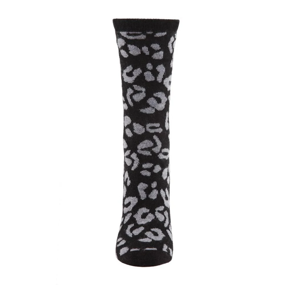 商品Memoi|Leopard Animal Print Cashmere Women's Crew Socks,价格¥104,第2张图片详细描述