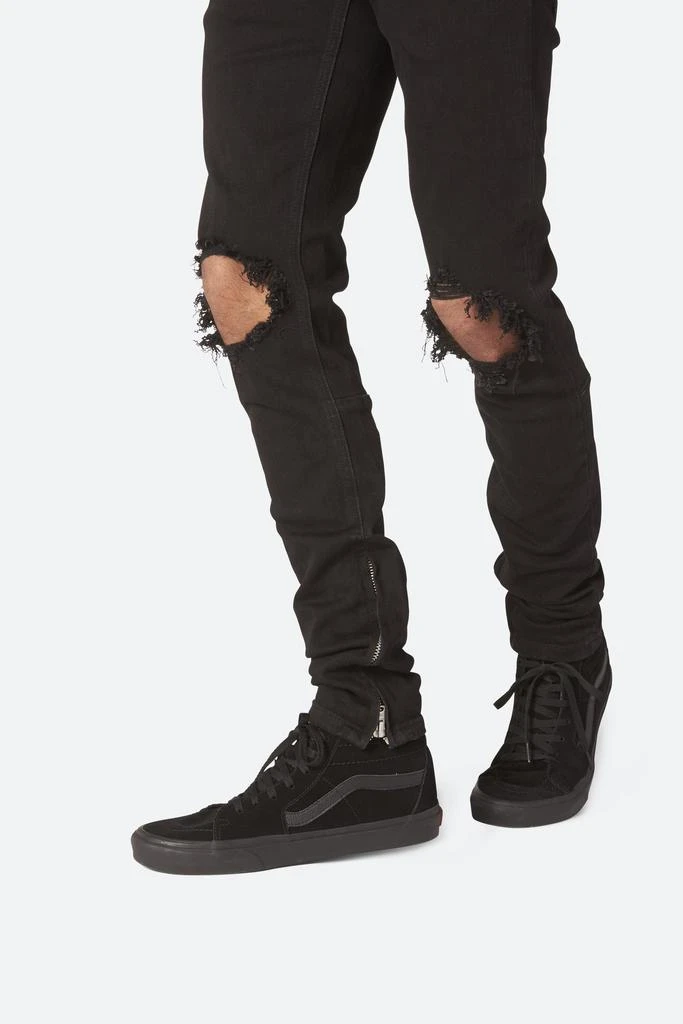 商品MNML|M1 Stretch Denim - Black牛仔裤,价格¥498,第2张图片详细描述