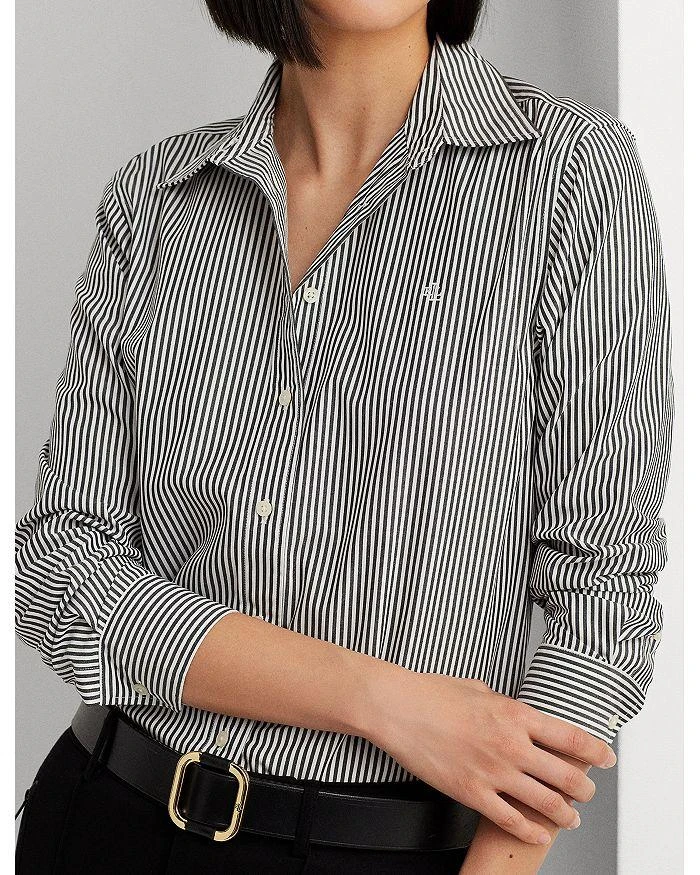 商品Ralph Lauren|Striped Button Front Top,价格¥667,第5张图片详细描述