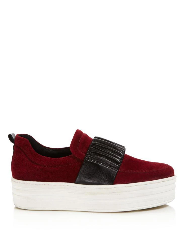 商品Daniella Lehavi|Women's Boston Suede Platform Slip-On Sneakers,价格¥838,第2张图片详细描述