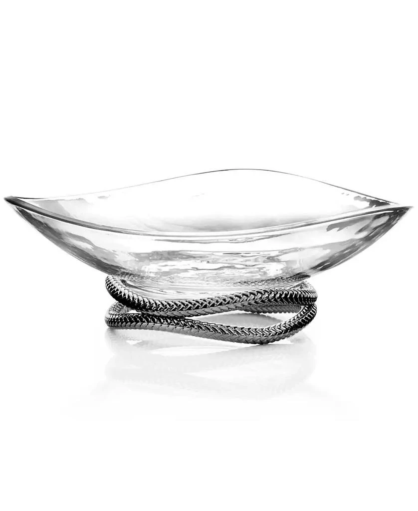 商品Nambé|Nambe Braid 11" Glass Centerpiece Bowl,价格¥793,第1张图片