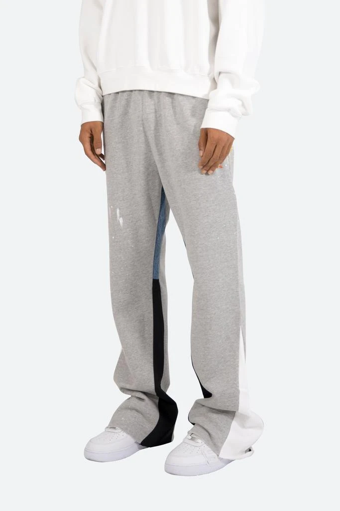 商品MNML|Contrast Bootcut Sweatpants - Grey,价格¥511,第2张图片详细描述