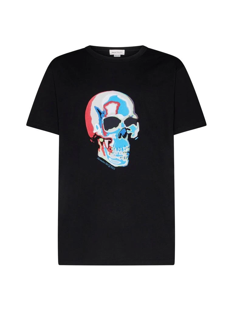 商品Alexander McQueen|Alexander McQueen Graphic Printed Crewneck T-Shirt,价格¥1398,第1张图片