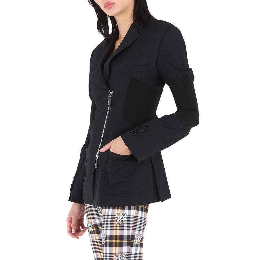 商品Burberry|Ladies Black Technical Twill Reconstructed Blazer,价格¥4981,第2张图片详细描述